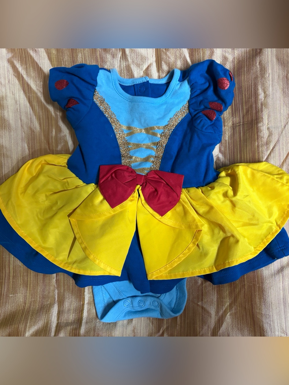 Disney Store Snow White Baby Costume Body Suit